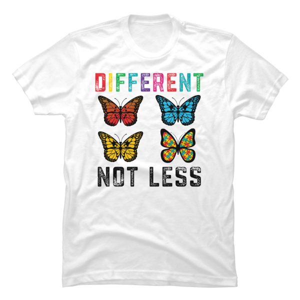 different not less shirt